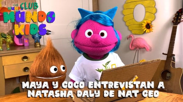 Maya entrevista a Natasha Daly de Nat Geo sobre como escribir de animales | Club Mundo Kids
